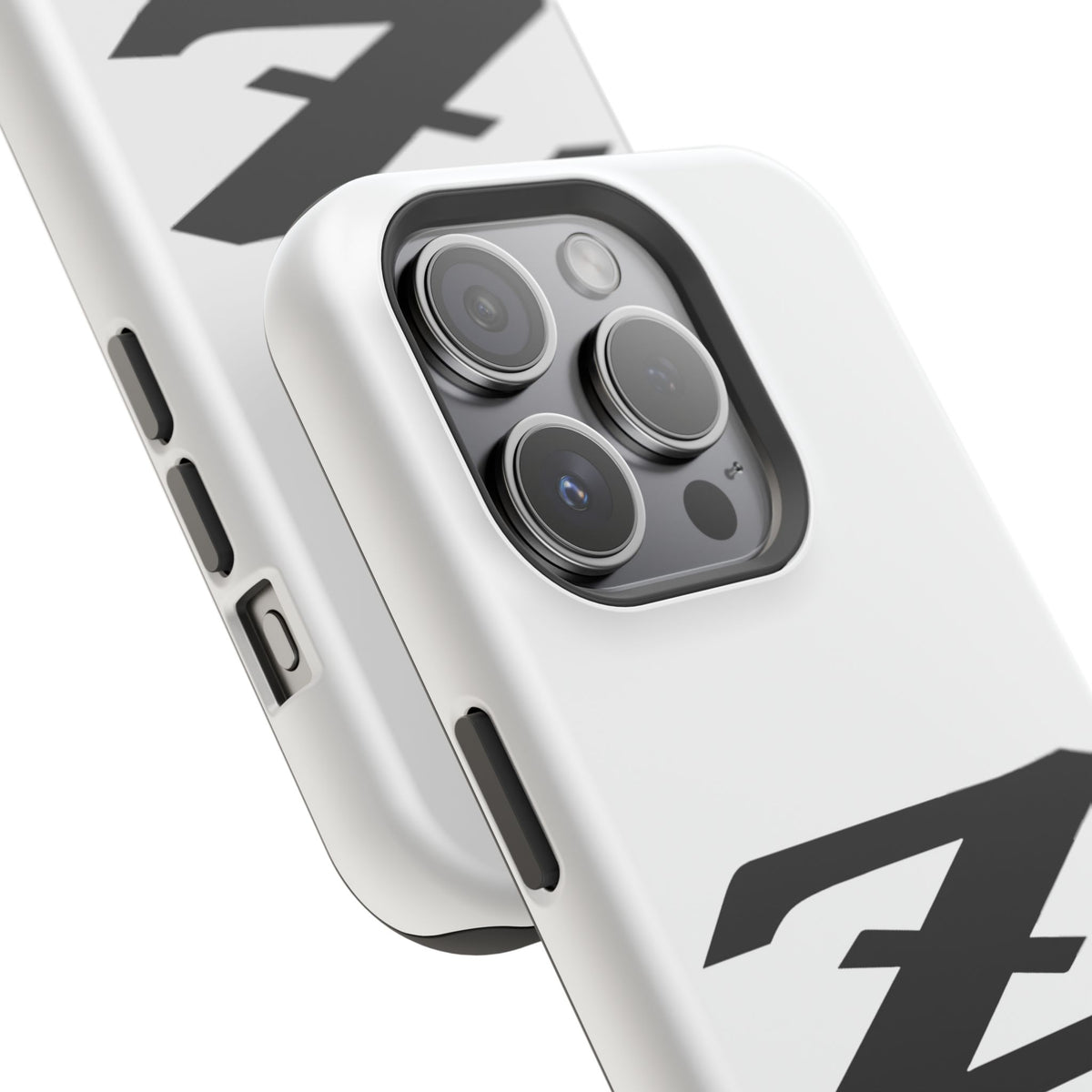 Z Emblem Impact-Resistant Phone Case - White