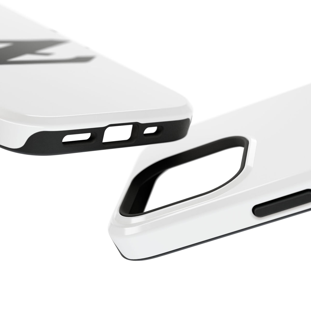 Z Emblem Impact-Resistant Phone Case - White