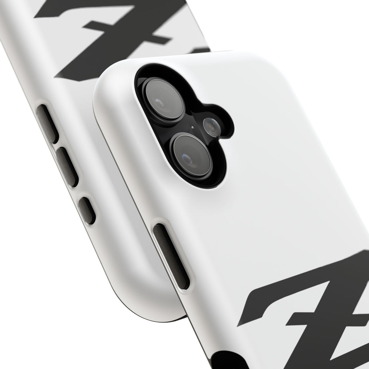 Z Emblem Impact-Resistant Phone Case - White