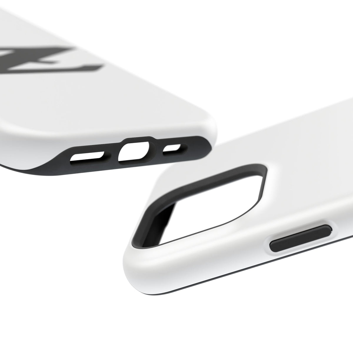 Z Emblem Impact-Resistant Phone Case - White