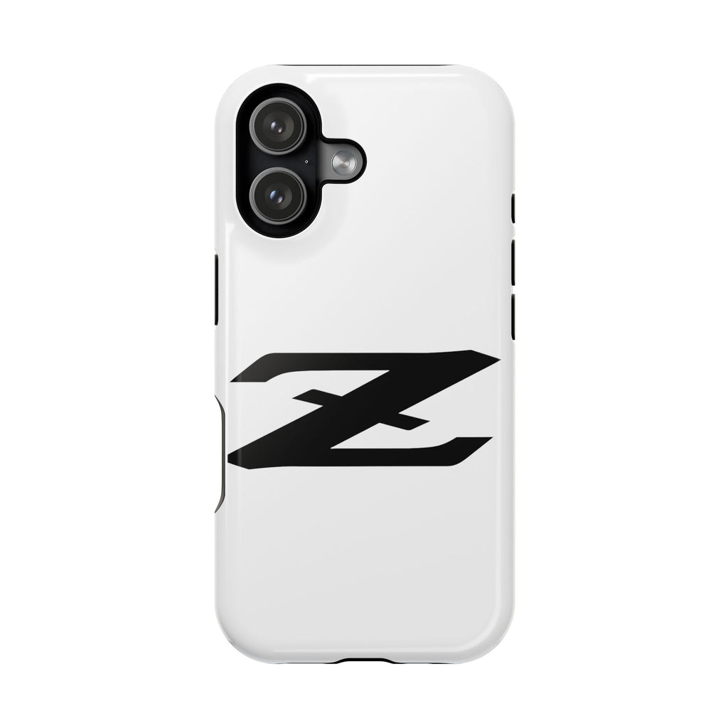 Z Emblem Impact-Resistant Phone Case - White