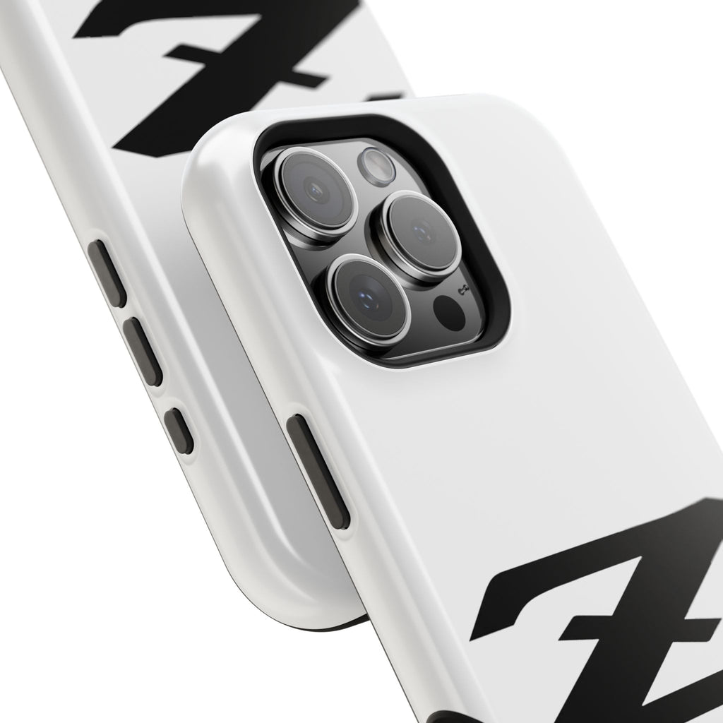 Z Emblem Impact-Resistant Phone Case - White
