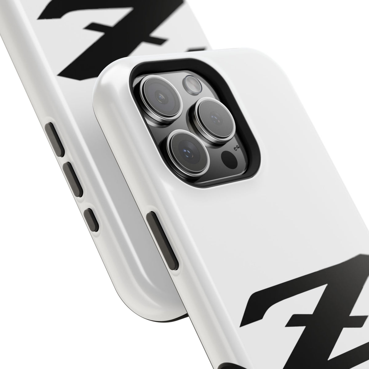 Z Emblem Impact-Resistant Phone Case - White