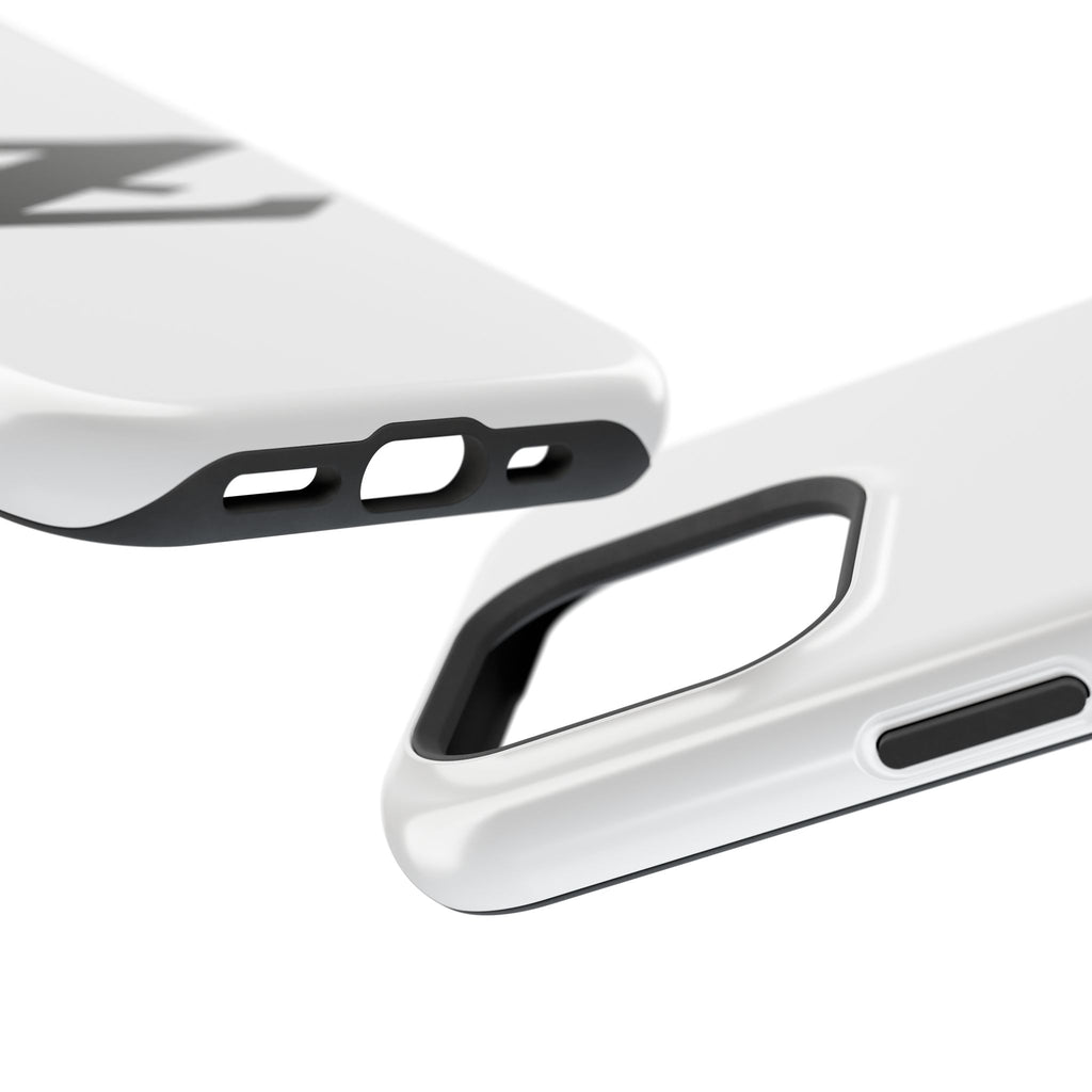 Z Emblem Impact-Resistant Phone Case - White