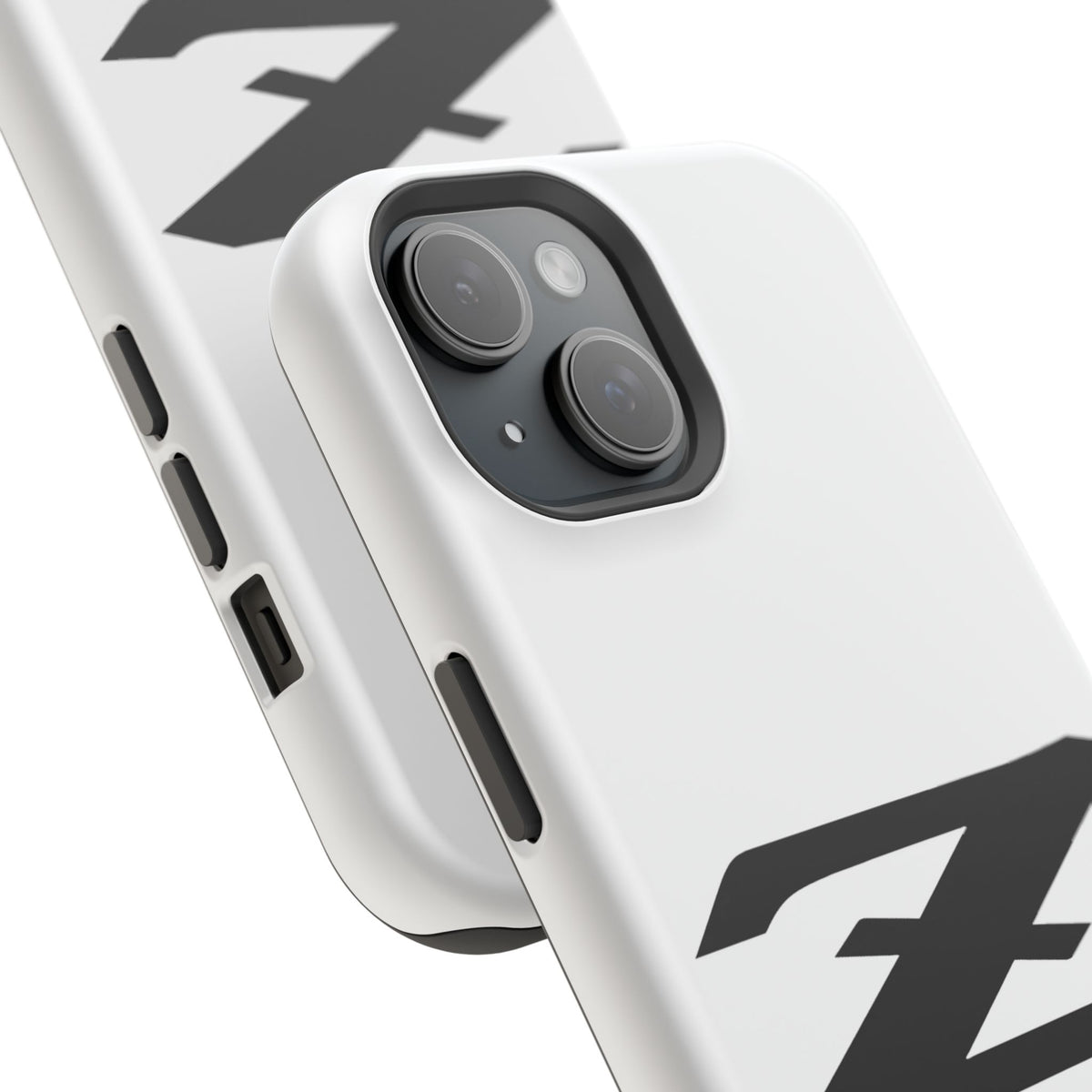 Z Emblem Impact-Resistant Phone Case - White