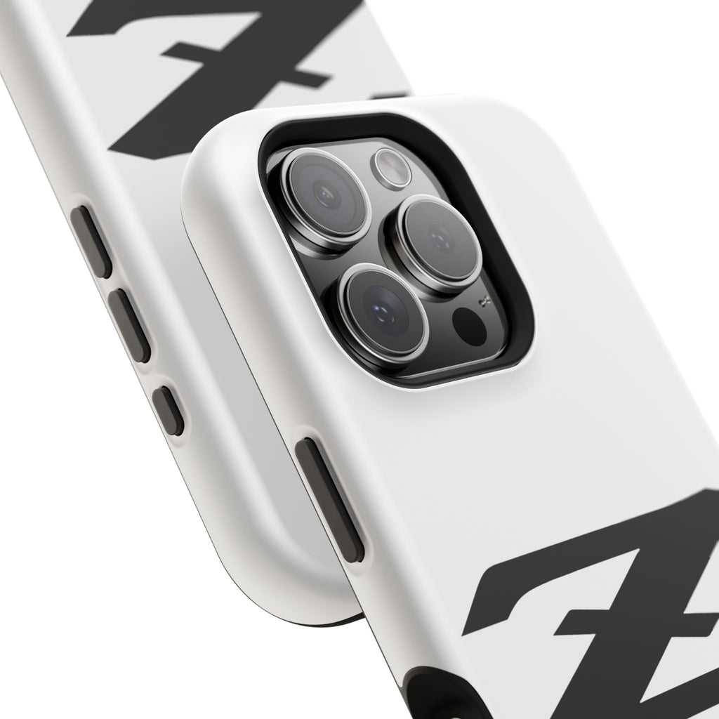 Z Emblem Impact-Resistant Phone Case - White