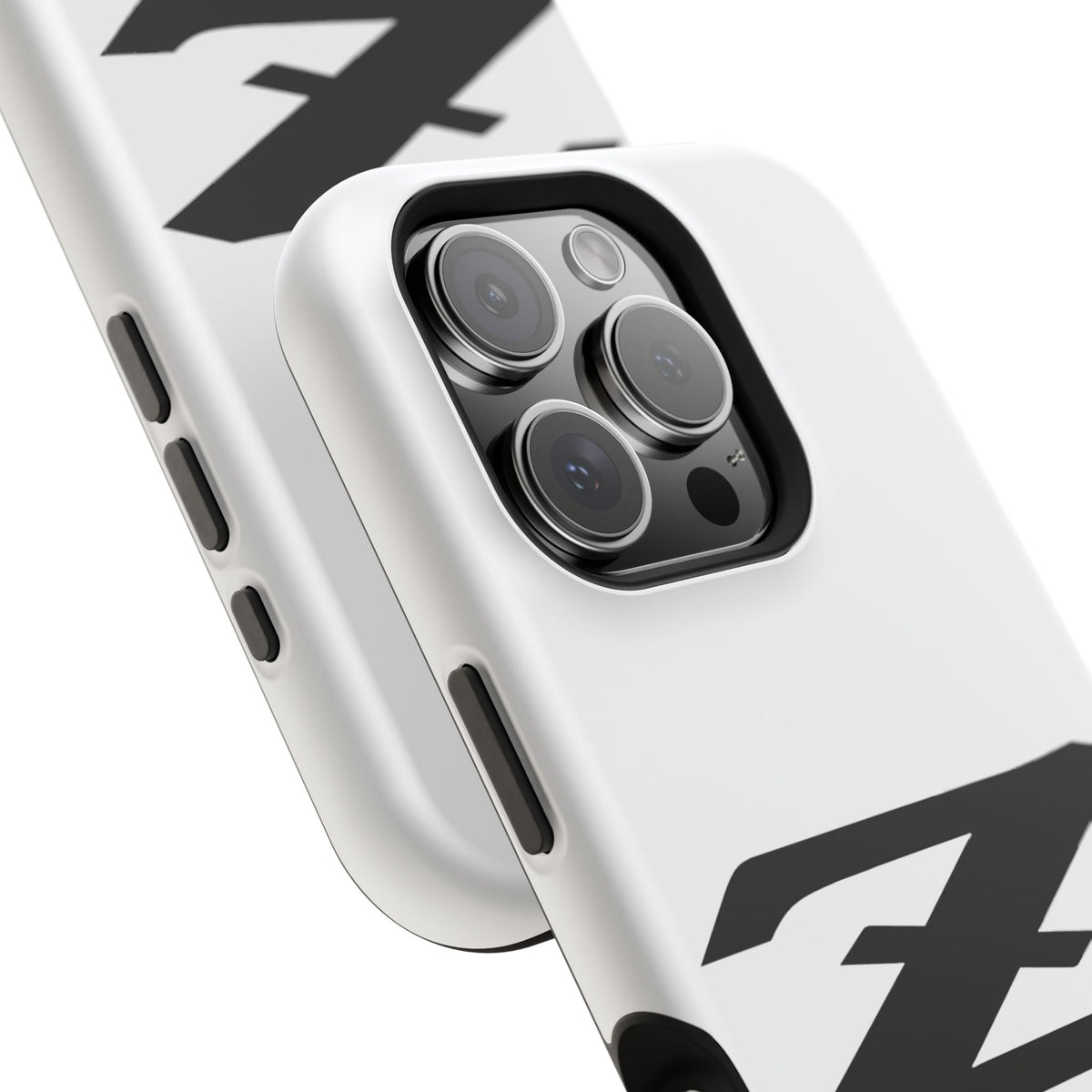 Z Emblem Impact-Resistant Phone Case - White