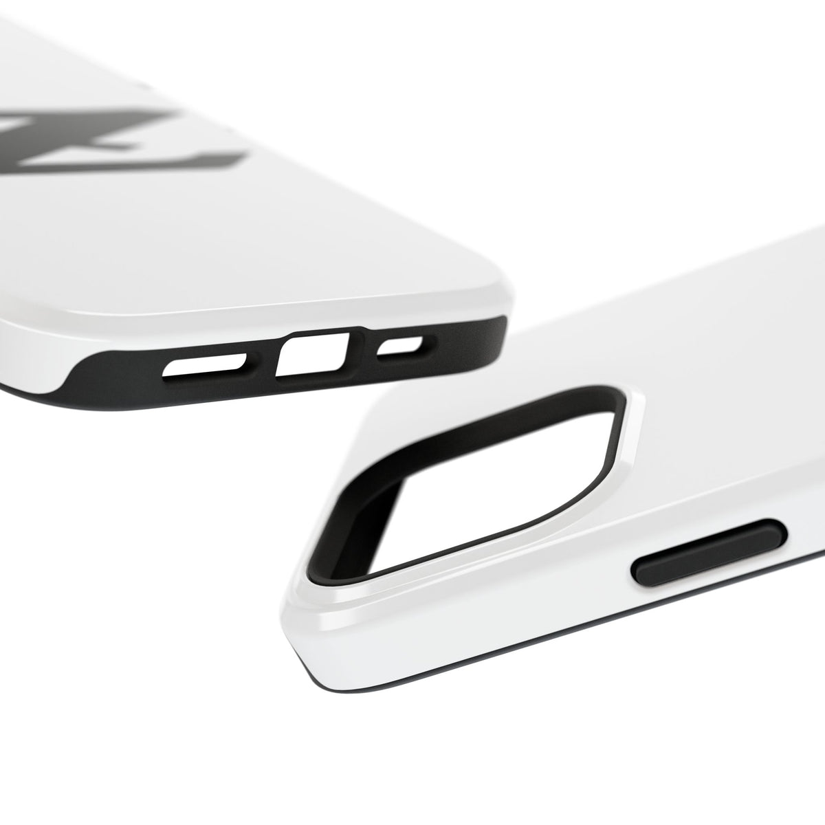 Z Emblem Impact-Resistant Phone Case - White