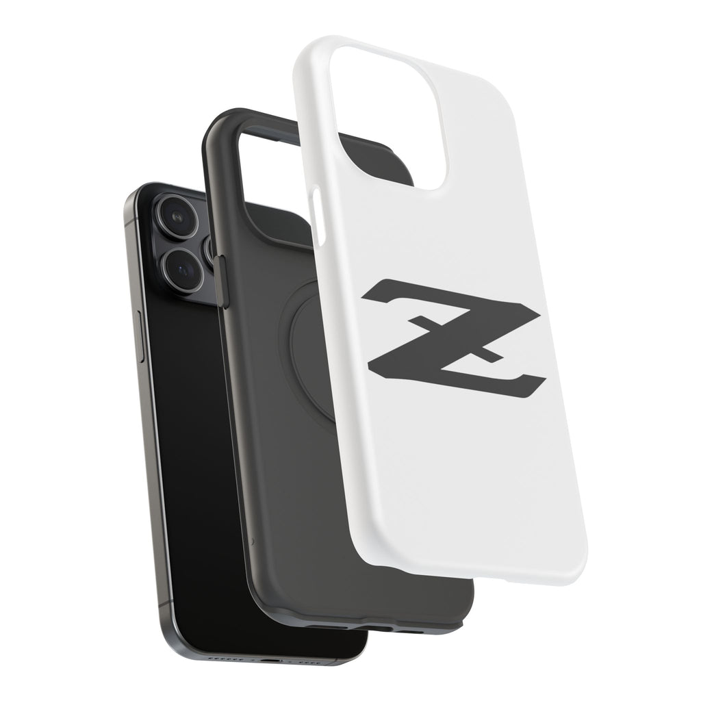 Z Emblem Impact-Resistant Phone Case - White