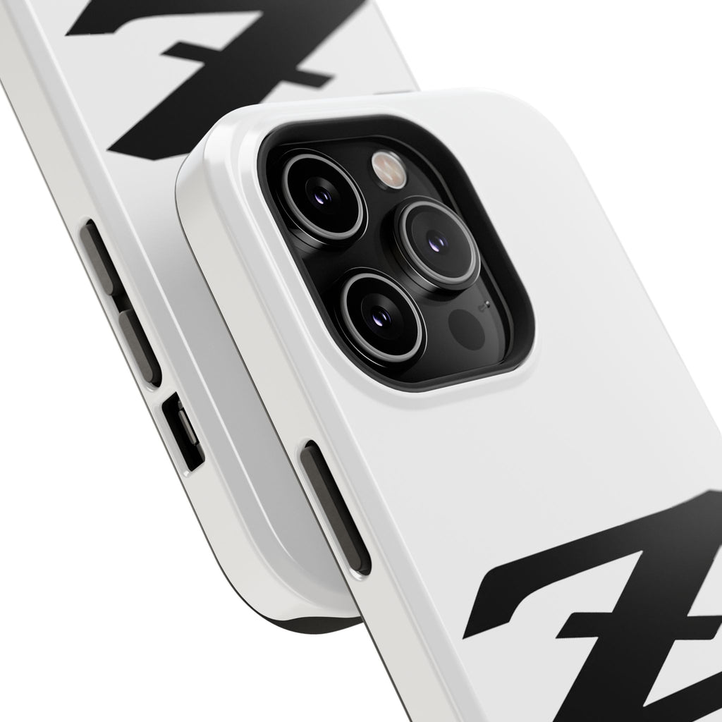 Z Emblem Impact-Resistant Phone Case - White