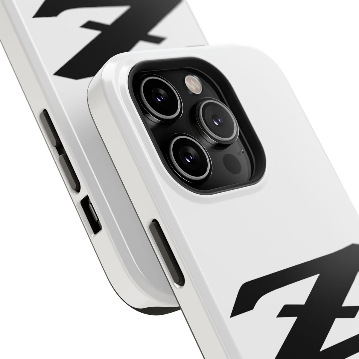 Z Emblem Impact-Resistant Phone Case - White