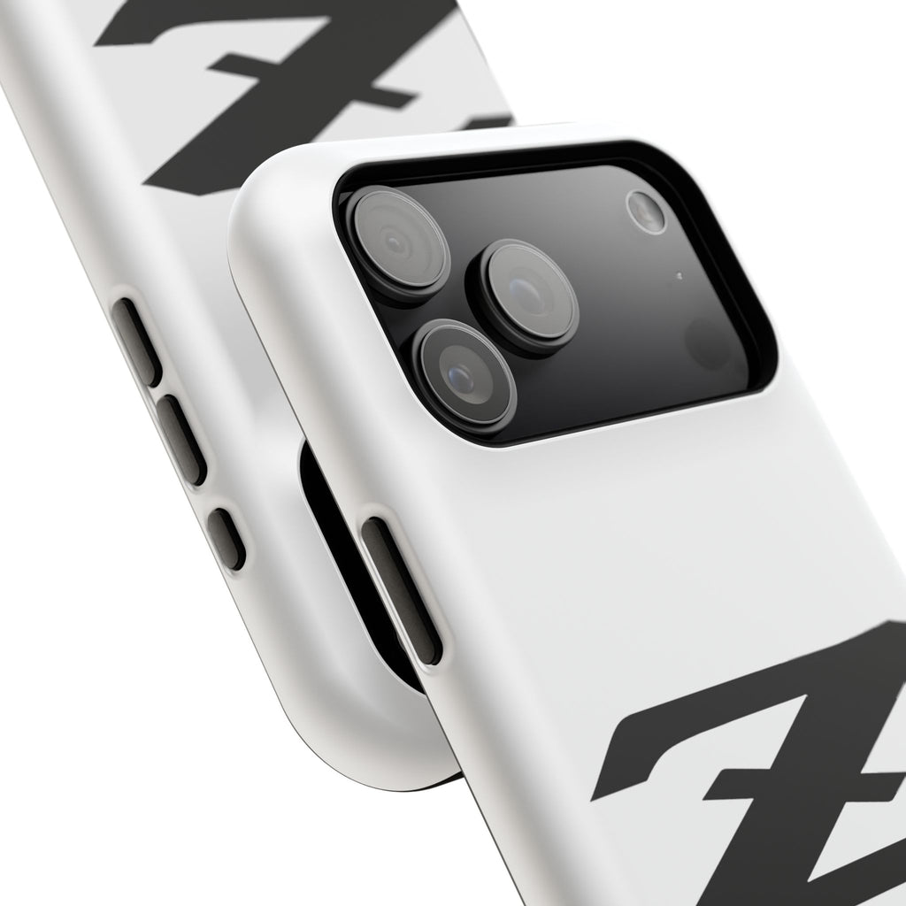 Z Emblem Impact-Resistant Phone Case - White