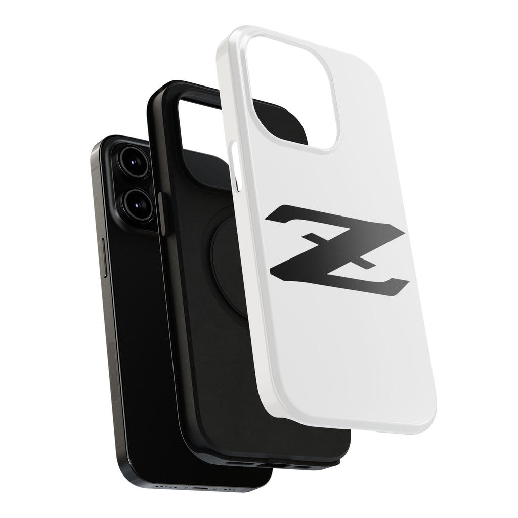 Z Emblem Impact-Resistant Phone Case - White