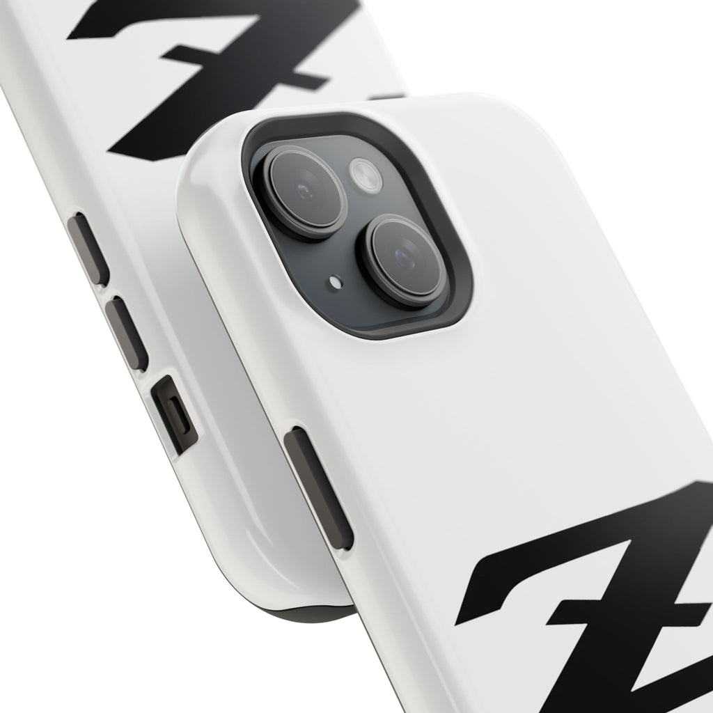 Z Emblem Impact-Resistant Phone Case - White