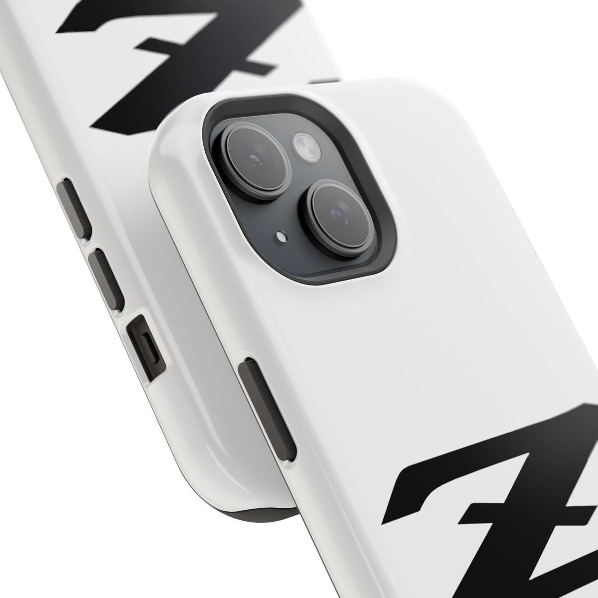 Z Emblem Impact-Resistant Phone Case - White