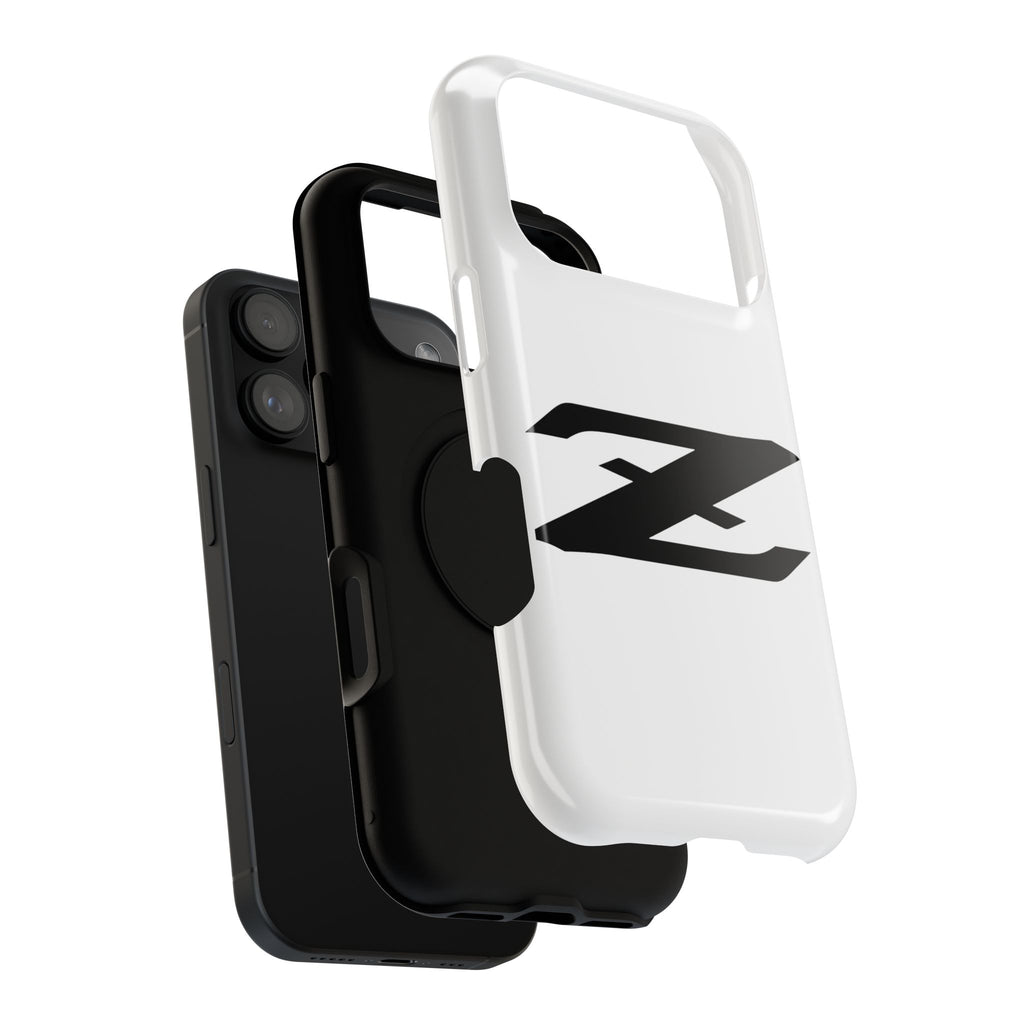 Z Emblem Impact-Resistant Phone Case - White