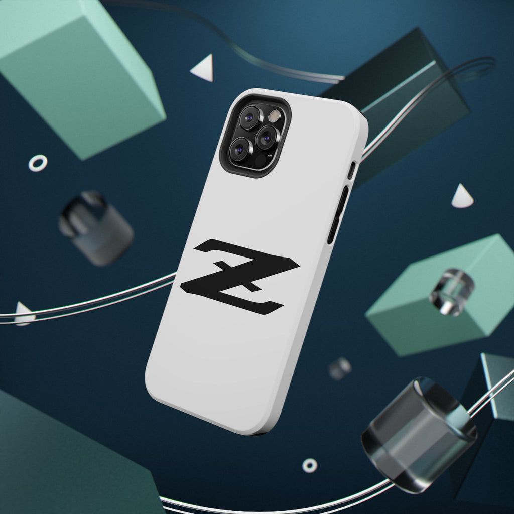 Z Emblem Impact-Resistant Phone Case - White