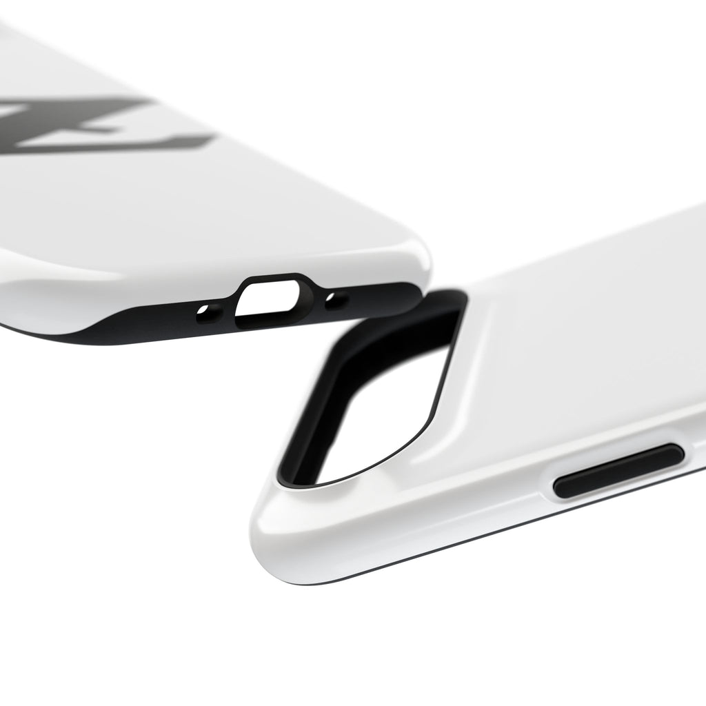 Z Emblem Impact-Resistant Phone Case - White