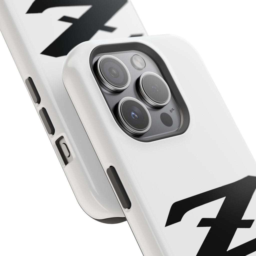 Z Emblem Impact-Resistant Phone Case - White