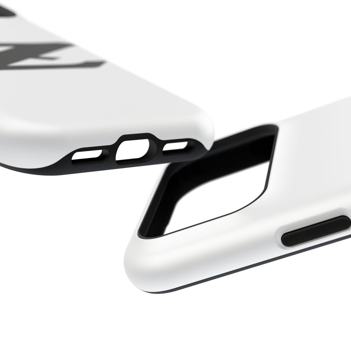 Z Emblem Impact-Resistant Phone Case - White