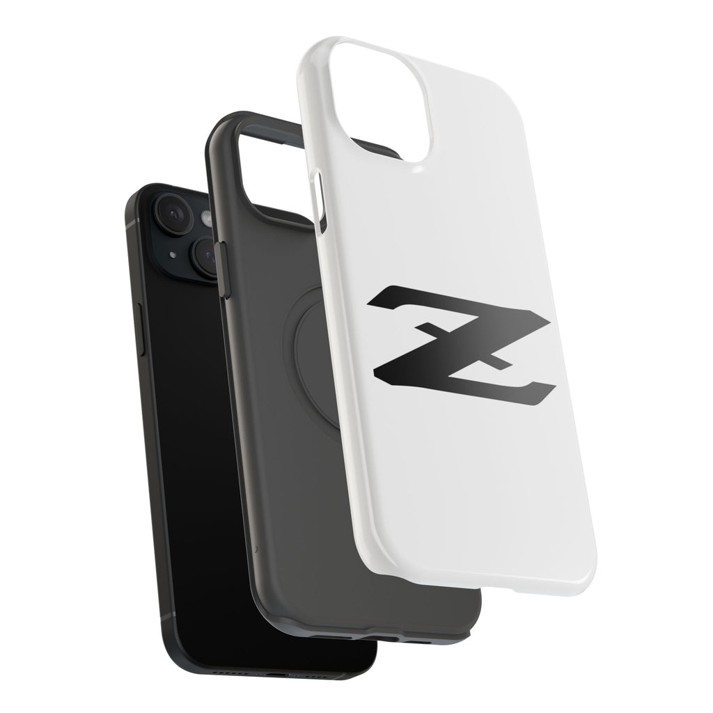 Z Emblem Impact-Resistant Phone Case - White