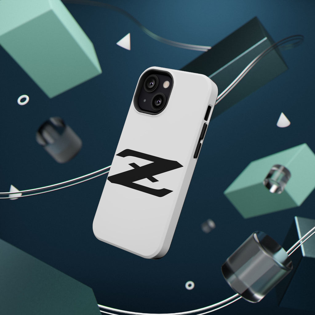 Z Emblem Impact-Resistant Phone Case - White