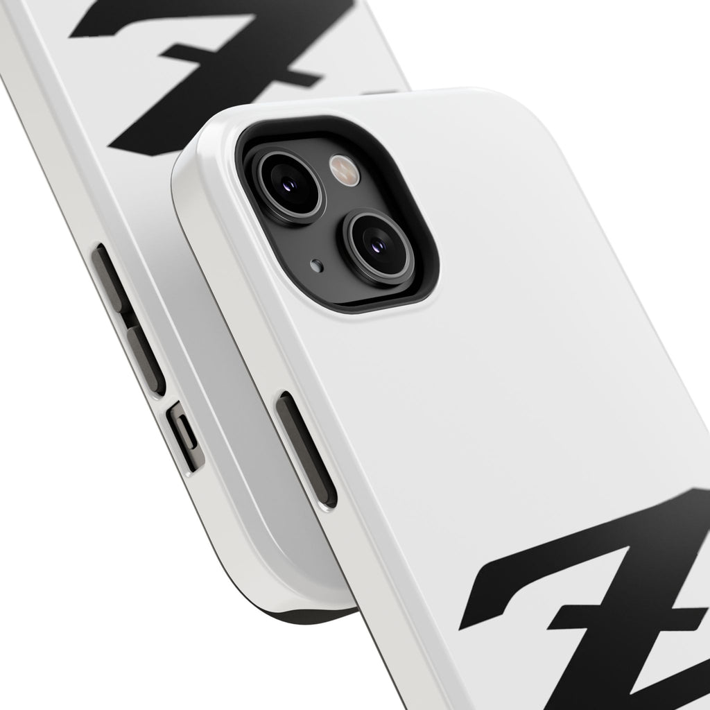 Z Emblem Impact-Resistant Phone Case - White