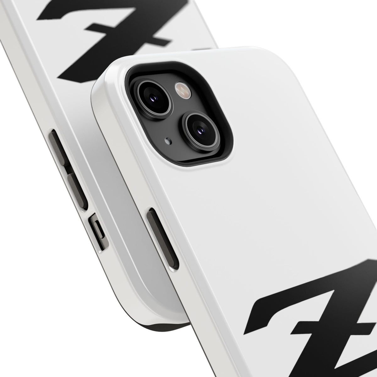 Z Emblem Impact-Resistant Phone Case - White
