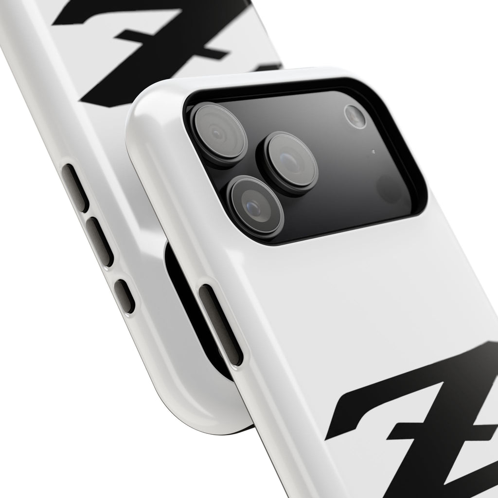 Z Emblem Impact-Resistant Phone Case - White