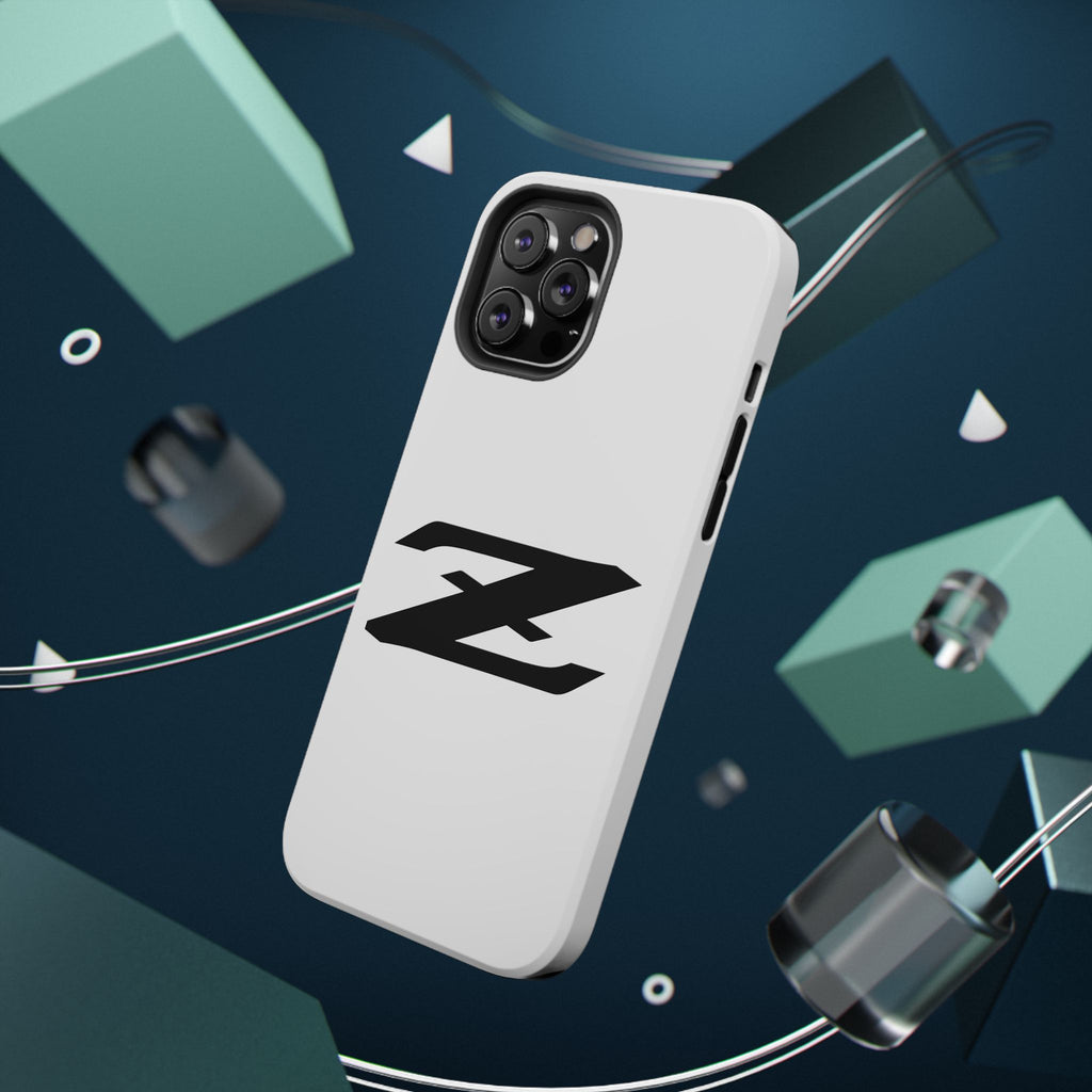 Z Emblem Impact-Resistant Phone Case - White