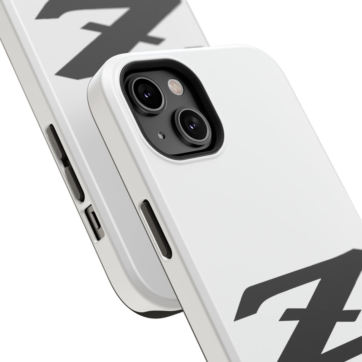 Z Emblem Impact-Resistant Phone Case - White