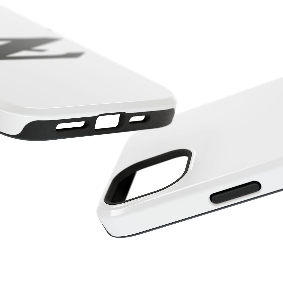 Z Emblem Impact-Resistant Phone Case - White