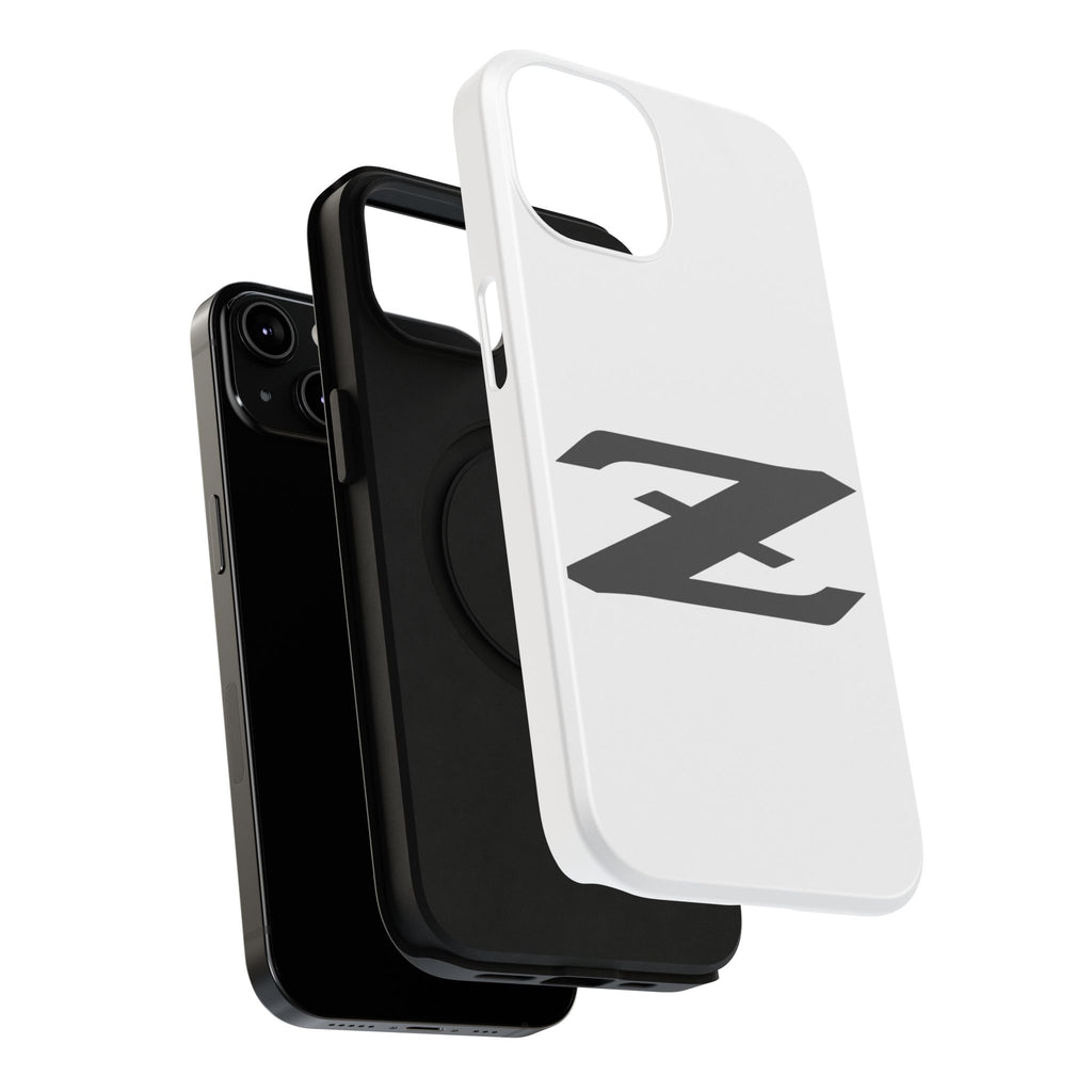 Z Emblem Impact-Resistant Phone Case - White
