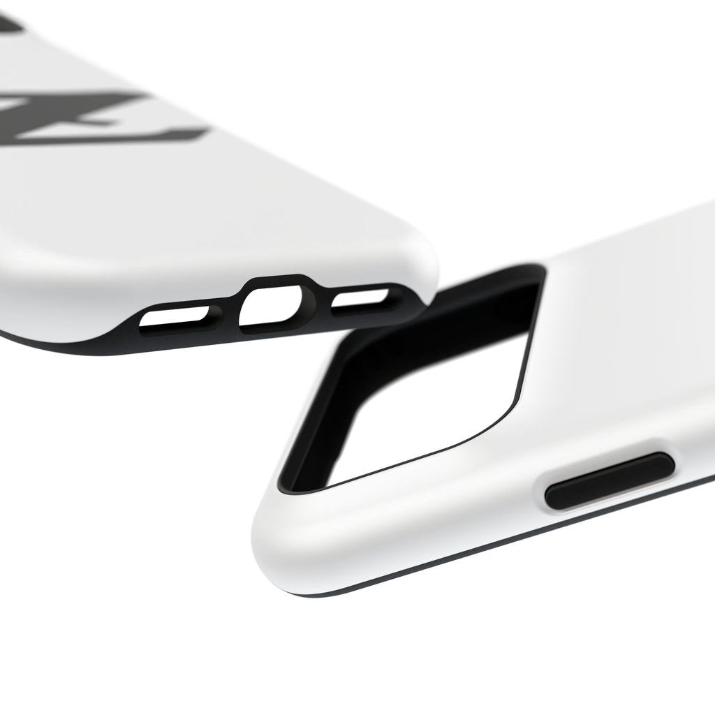 Z Emblem Impact-Resistant Phone Case - White