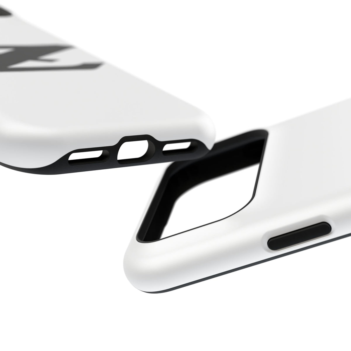 Z Emblem Impact-Resistant Phone Case - White