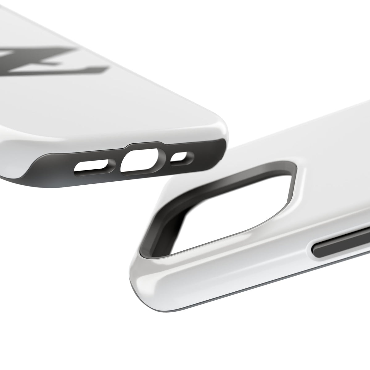 Z Emblem Impact-Resistant Phone Case - White