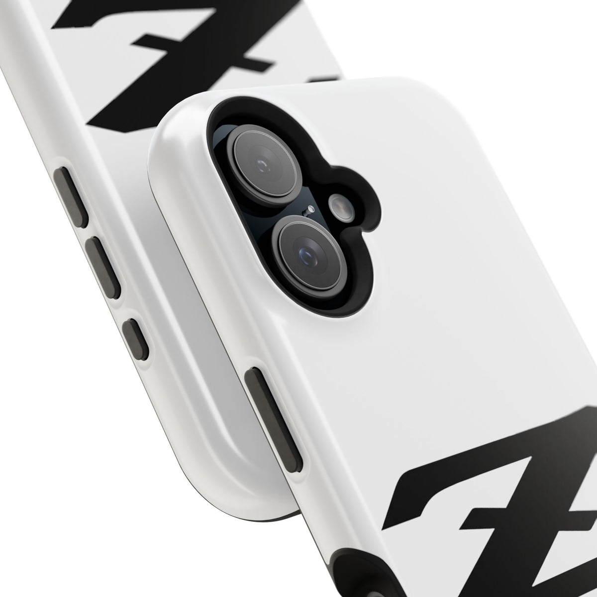 Z Emblem Impact-Resistant Phone Case - White