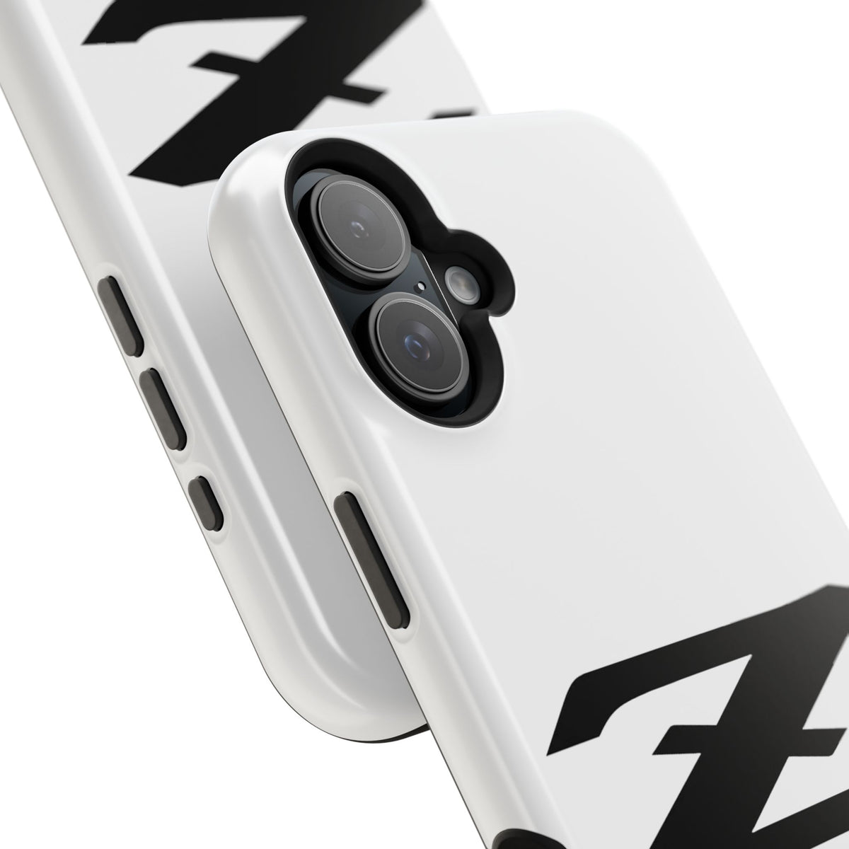 Z Emblem Impact-Resistant Phone Case - White