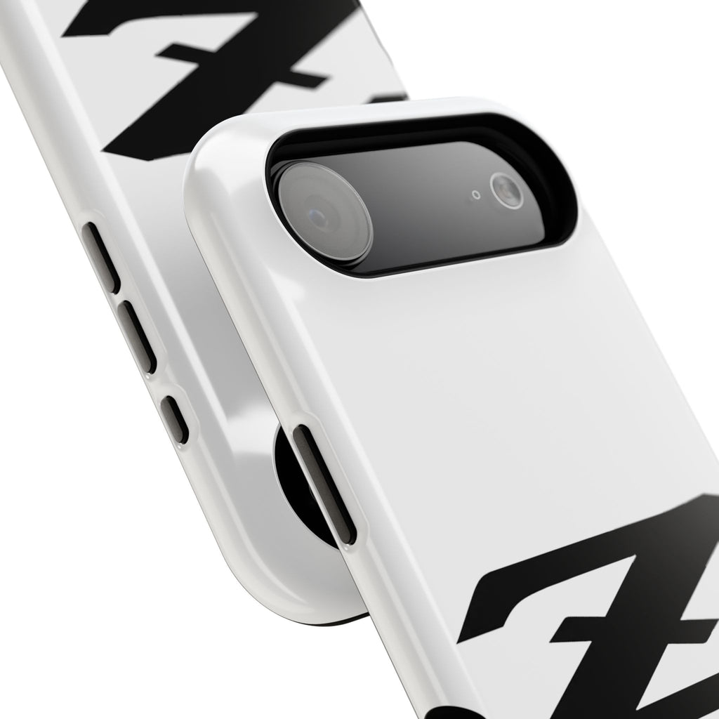 Z Emblem Impact-Resistant Phone Case - White