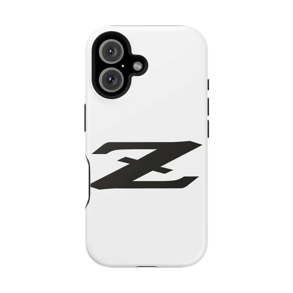 Z Emblem Impact-Resistant Phone Case - White