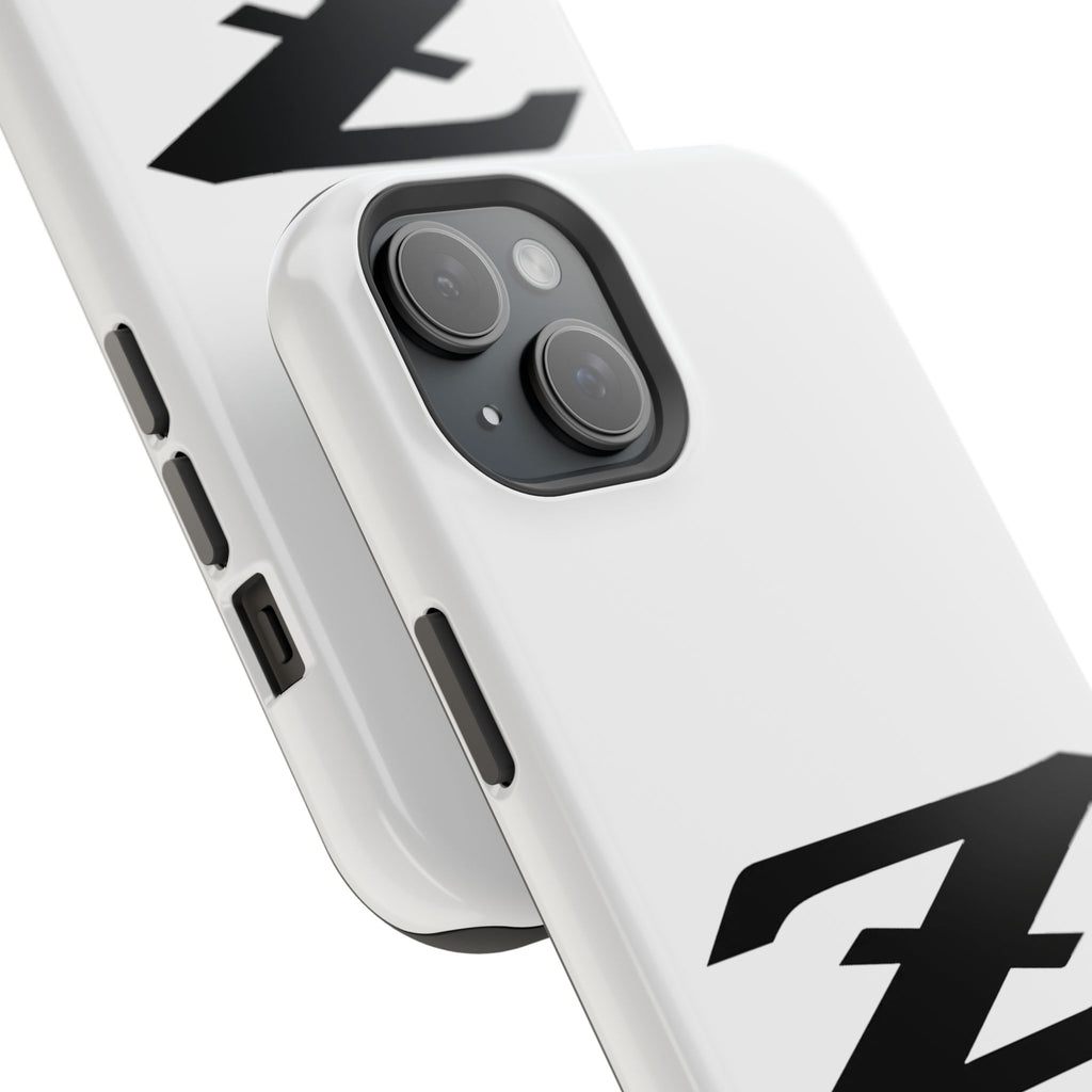 Z Emblem Impact-Resistant Phone Case - White