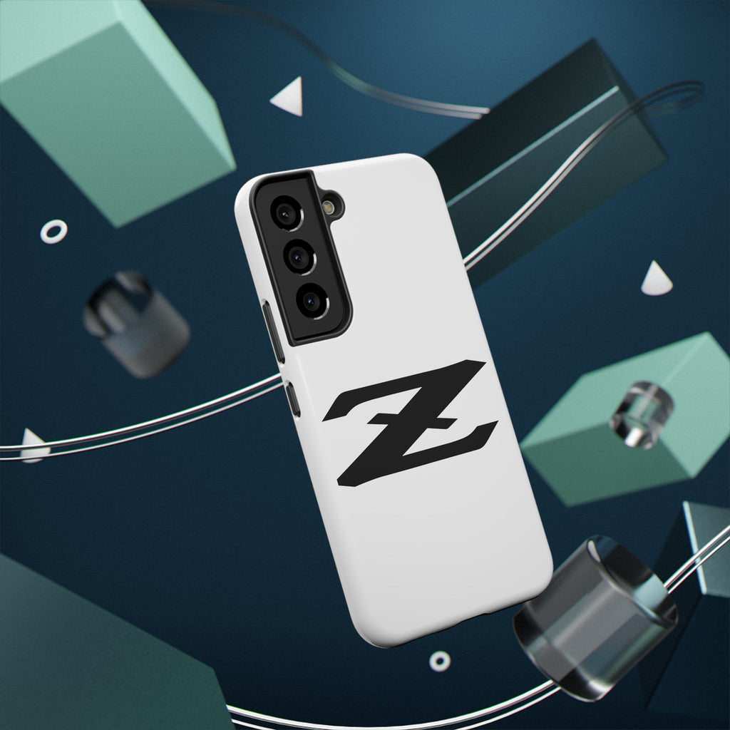 Z Emblem Impact-Resistant Phone Case - White