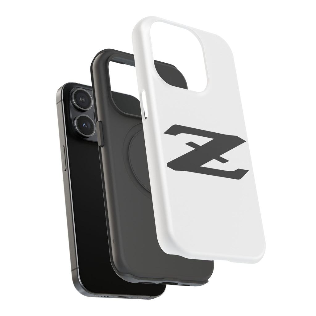 Z Emblem Impact-Resistant Phone Case - White