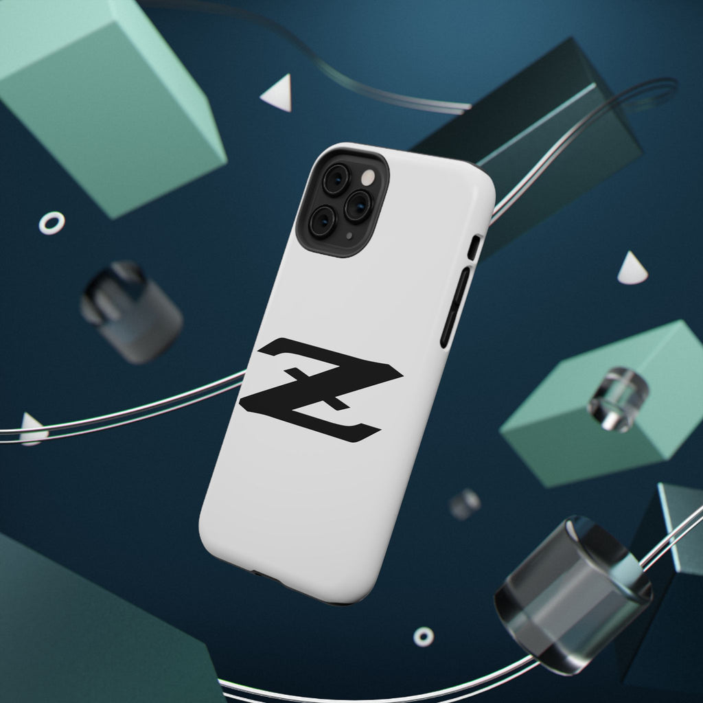 Z Emblem Impact-Resistant Phone Case - White