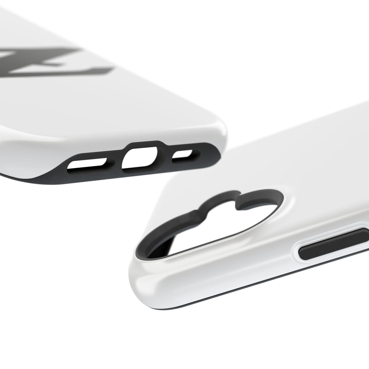 Z Emblem Impact-Resistant Phone Case - White