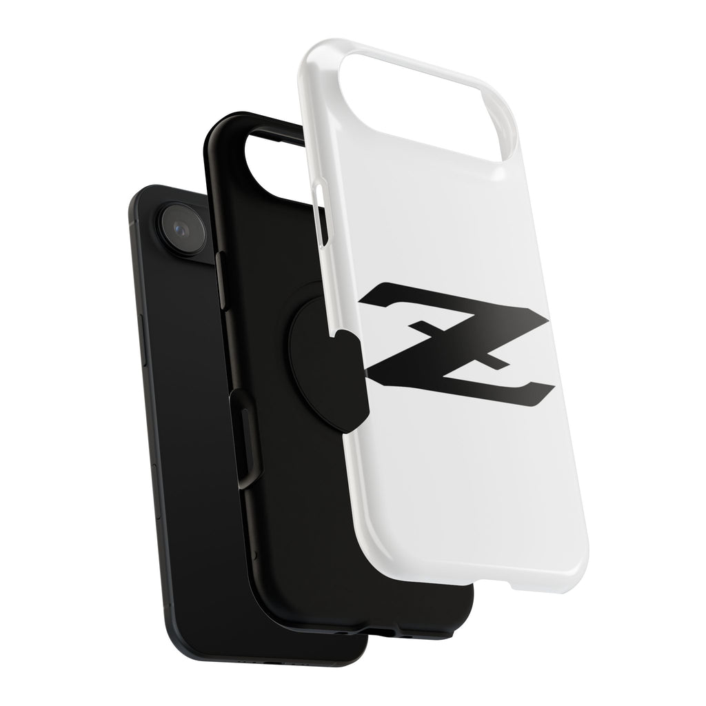 Z Emblem Impact-Resistant Phone Case - White