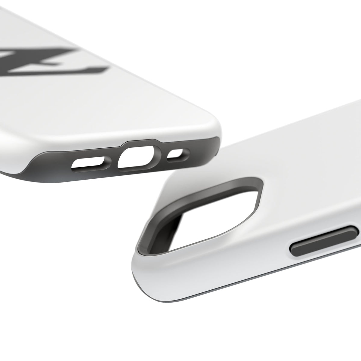 Z Emblem Impact-Resistant Phone Case - White