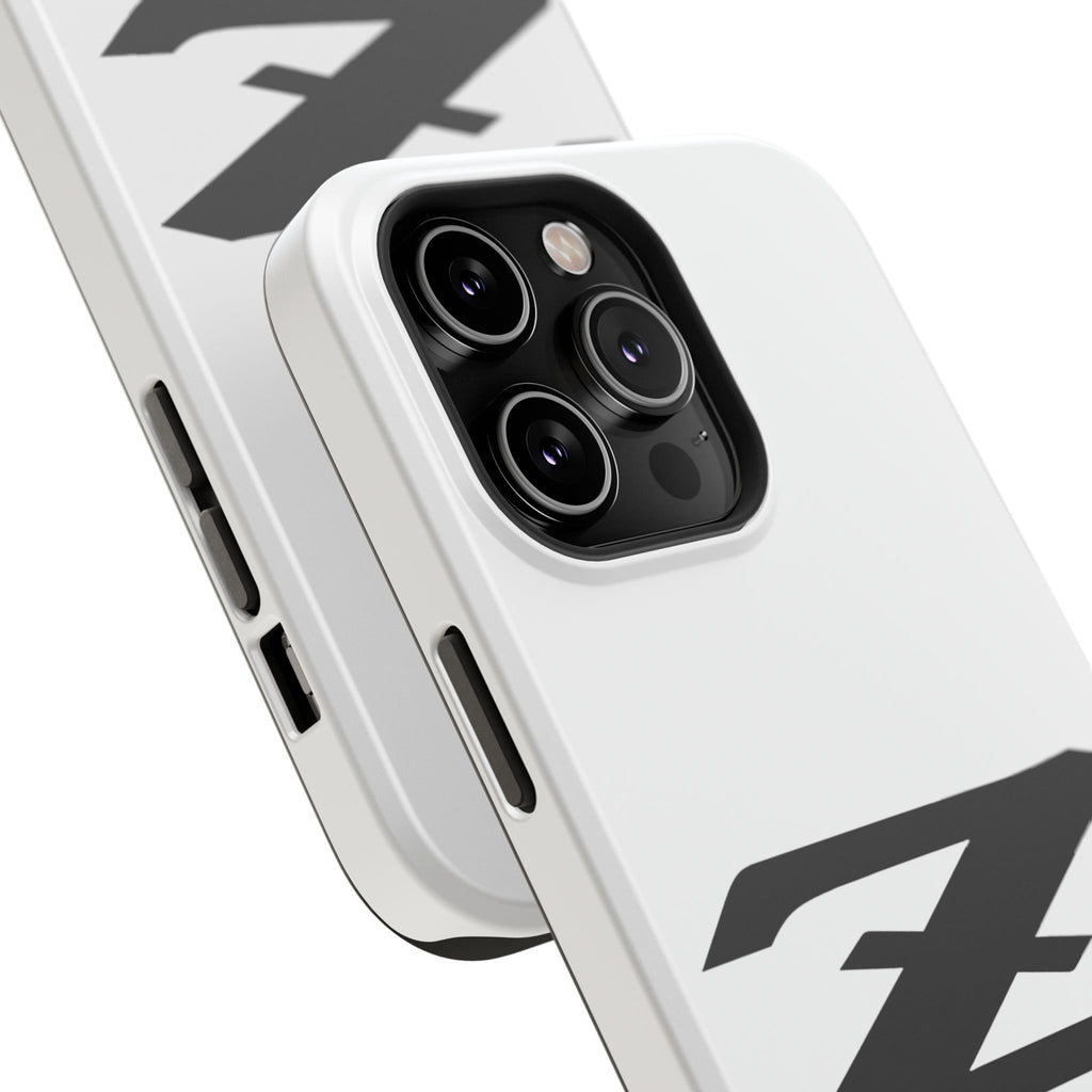 Z Emblem Impact-Resistant Phone Case - White